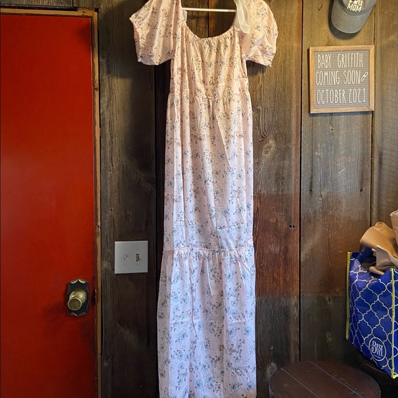 long maternity dress 2xl (fits like 1x) - Picture 2 of 4